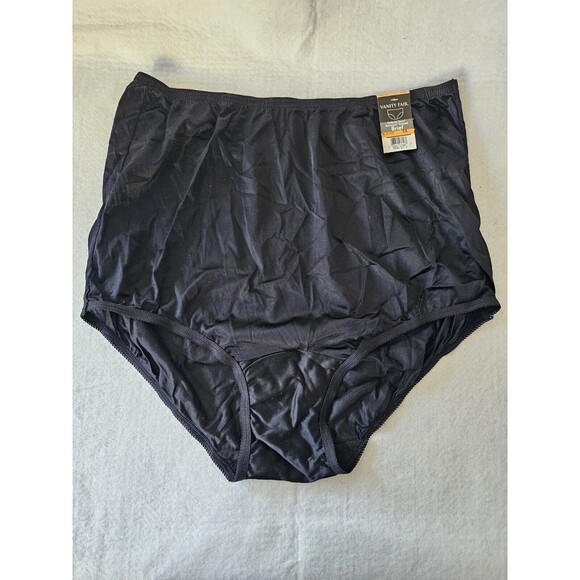 Vanity Fair Panties Womens Black Perfectly Yours Brief Style 15712 Size 7  Large - Picture 1 of 7